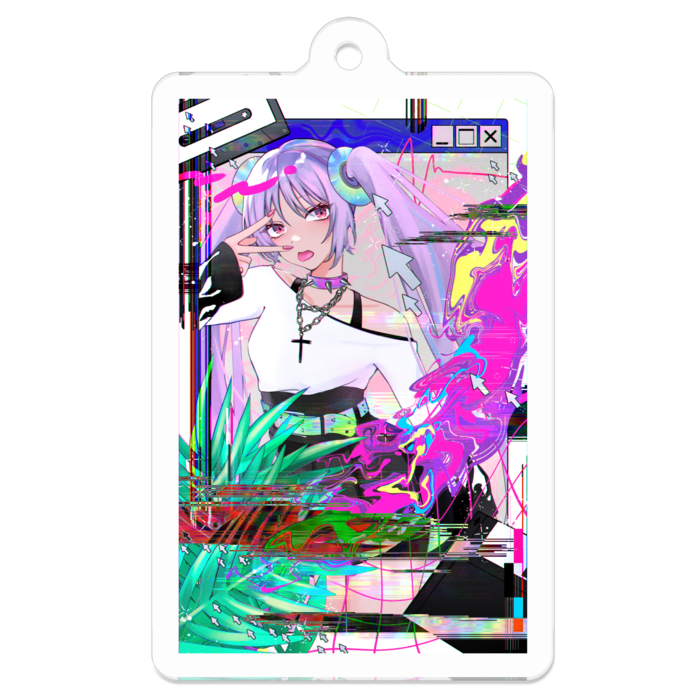 アクリルキーホルダー - 50 x 50 (mm)
