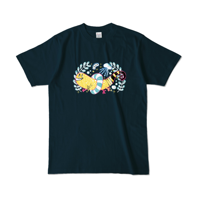 カラーTシャツ - L - ネイビー