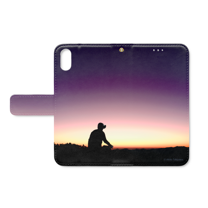 手帳型iPhoneケース - iPhone XS / X - ストラップ穴 あり