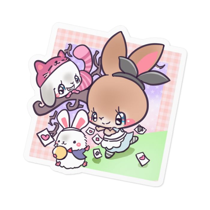 ステッカー - 100 x 100 (mm)