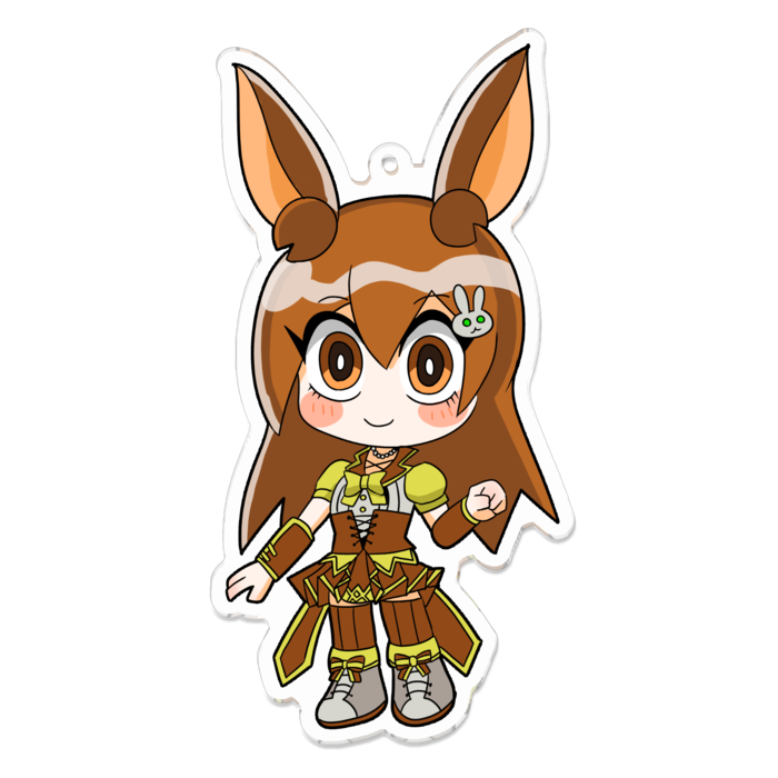 アクリルキーホルダー - 100 x 100 (mm)
