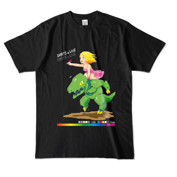 カラーTシャツ - L - ブラック (濃色)
