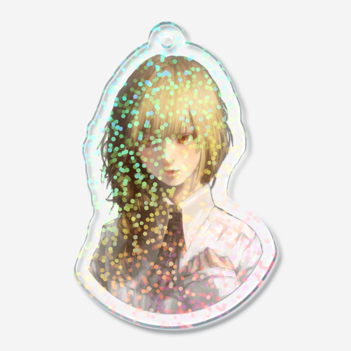 ホログラムアクリルキーホルダー - 50 × 50mm(2)