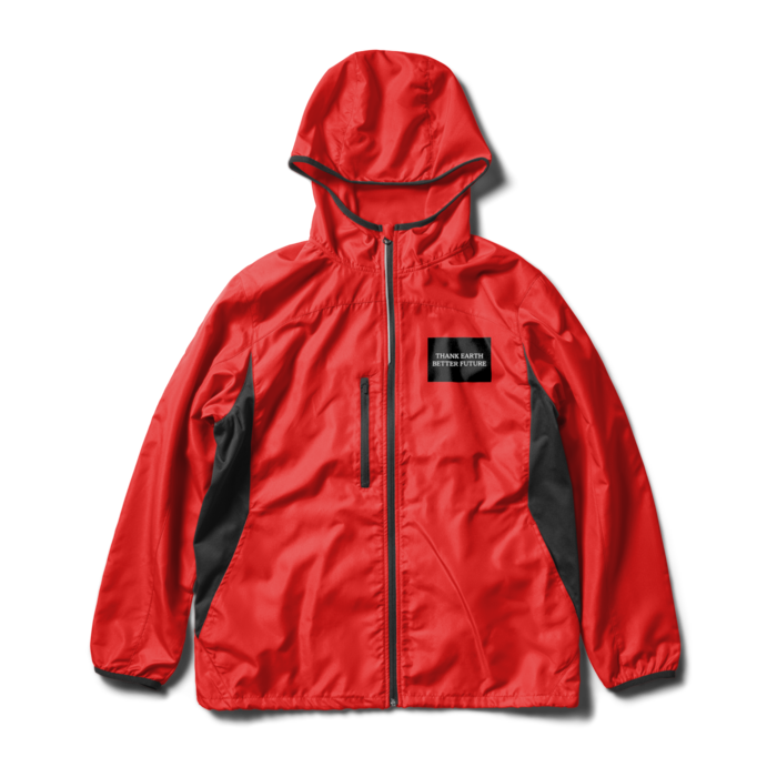 ウインドブレーカー - XL - レッド
