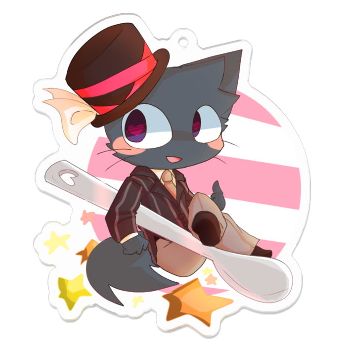 アクリルキーホルダー - 70 x 70 (mm)