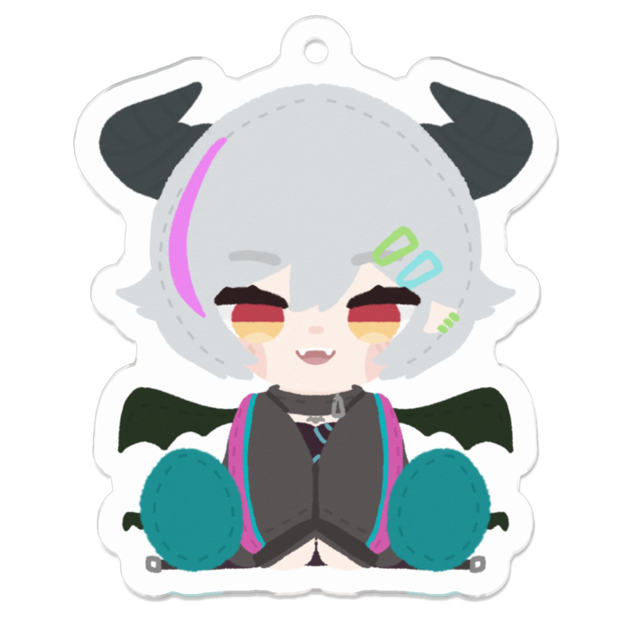 アクリルキーホルダー - 50 x 50 (mm)