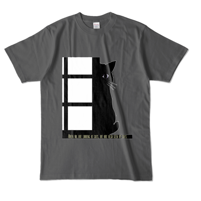 カラーTシャツ - L - チャコール (濃色)
