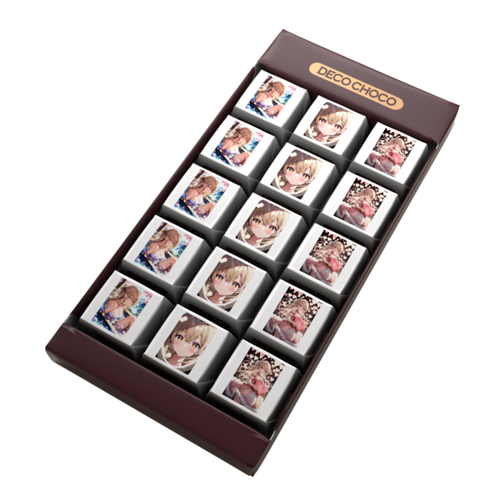 DECOチョコ - 列ごとにデザイン