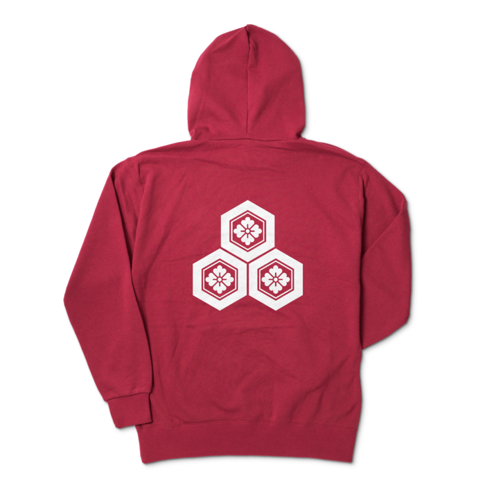 パーカー - XL - バーガンディ