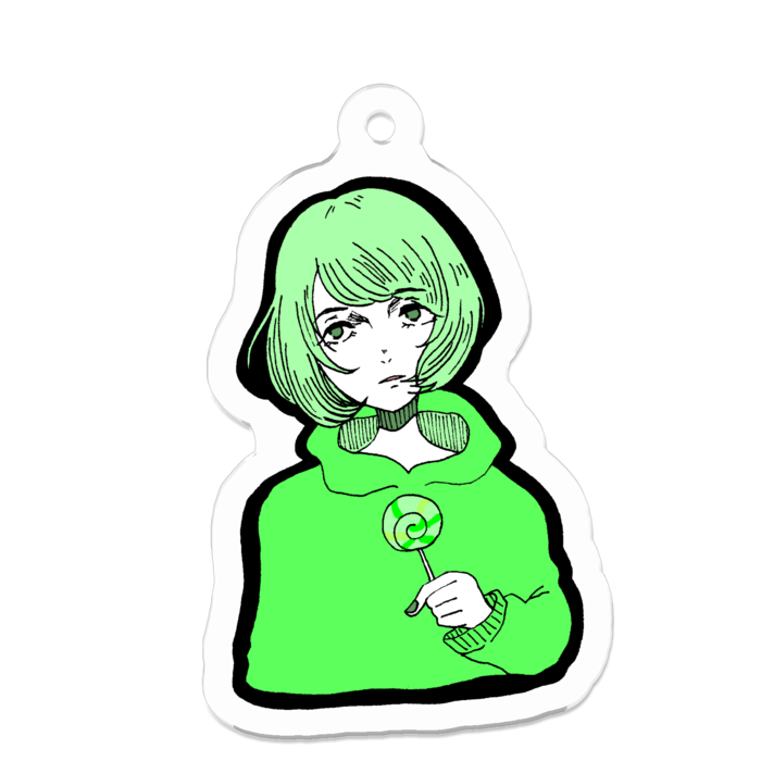 アクリルキーホルダー - 50 x 50 (mm)