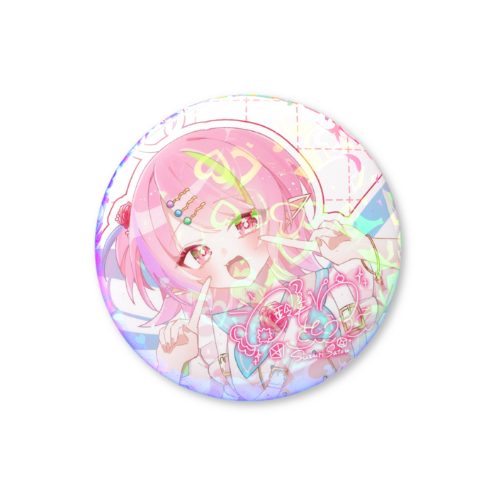 ホログラム缶バッジ - 32mm