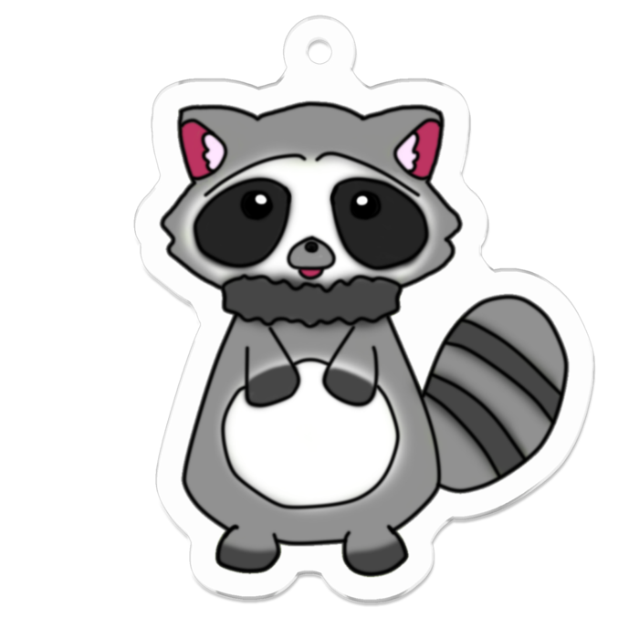 アクリルキーホルダー - 50 x 50 (mm)