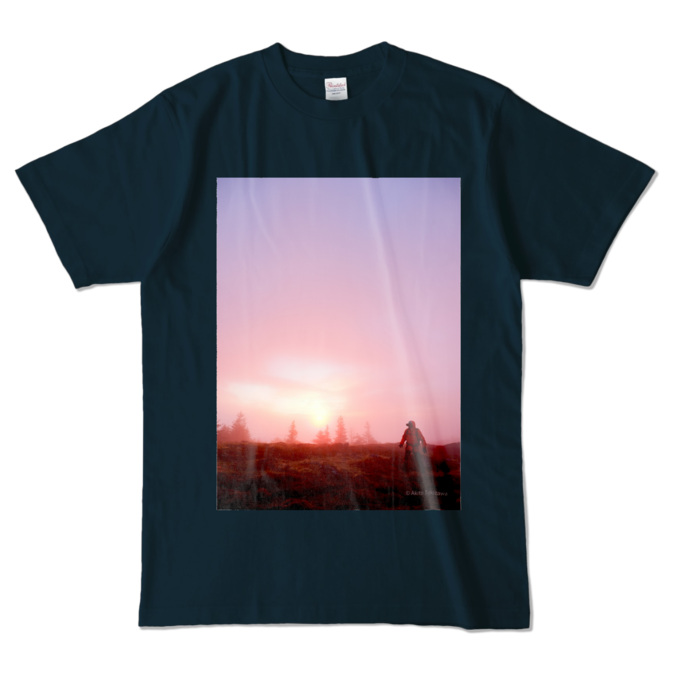 カラーTシャツ - L - ネイビー (濃色)