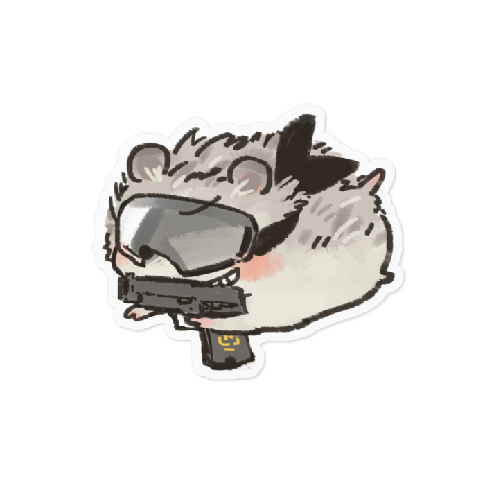 ステッカー - 100 x 100 (mm)