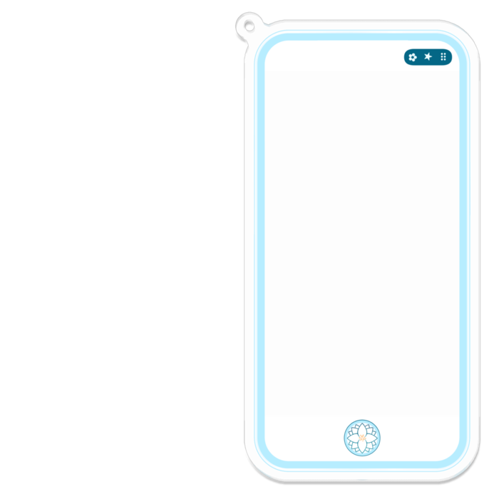 のあちといっしょ、まわりみちスマホのみアクリルキーホルダー - 100 x 100 (mm)(3)