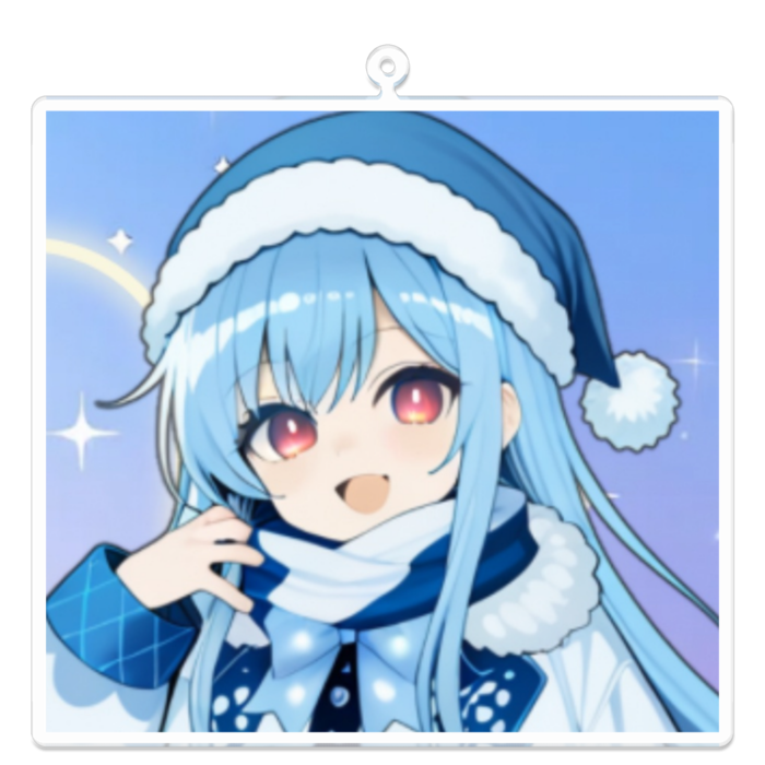 アクリルキーホルダー - 100 x 100 (mm)