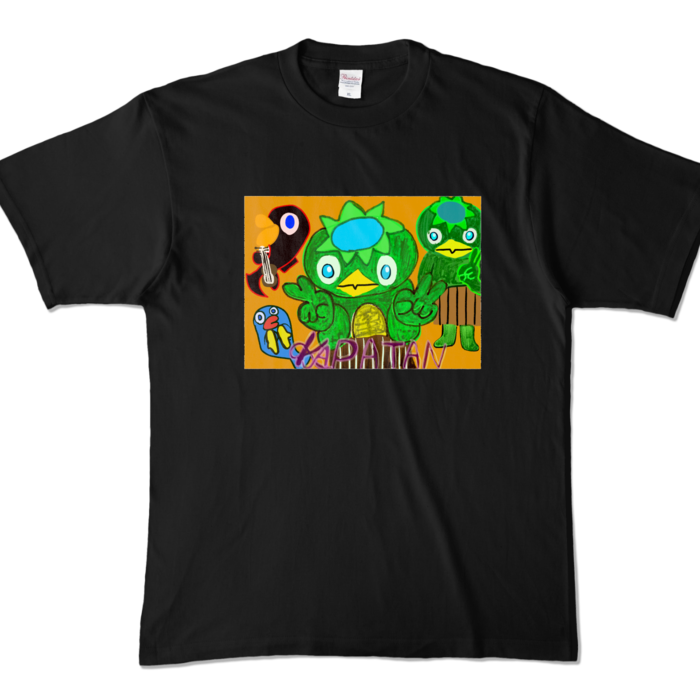 カラーTシャツ - XL - ブラック (濃色)