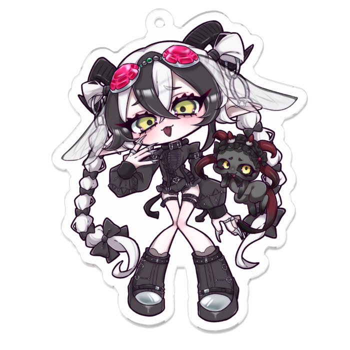 アクリルキーホルダー - 70 x 70 (mm)