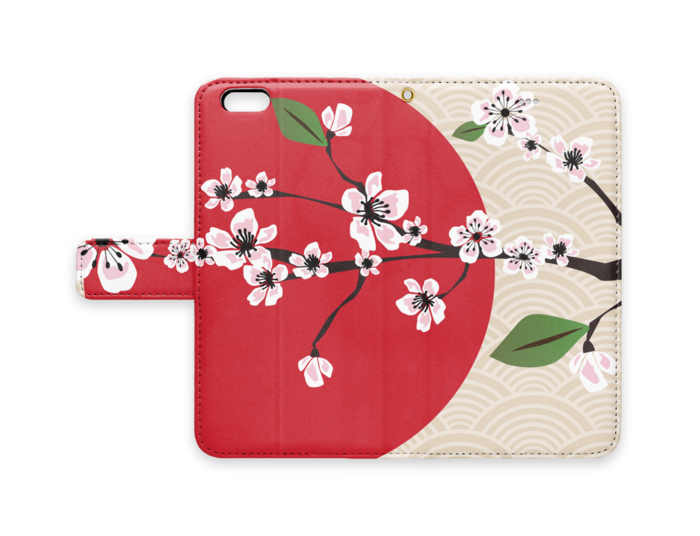 手帳型iPhoneケース - iPhone 6 Plus / 6s Plus - ストラップ穴 あり