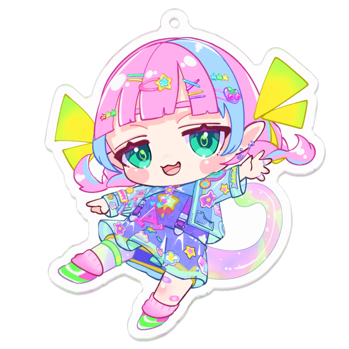 アクリルキーホルダー - 70 x 70 (mm)
