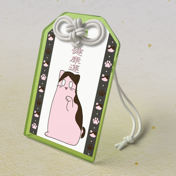 アクリルお守り - 50 × 80mm