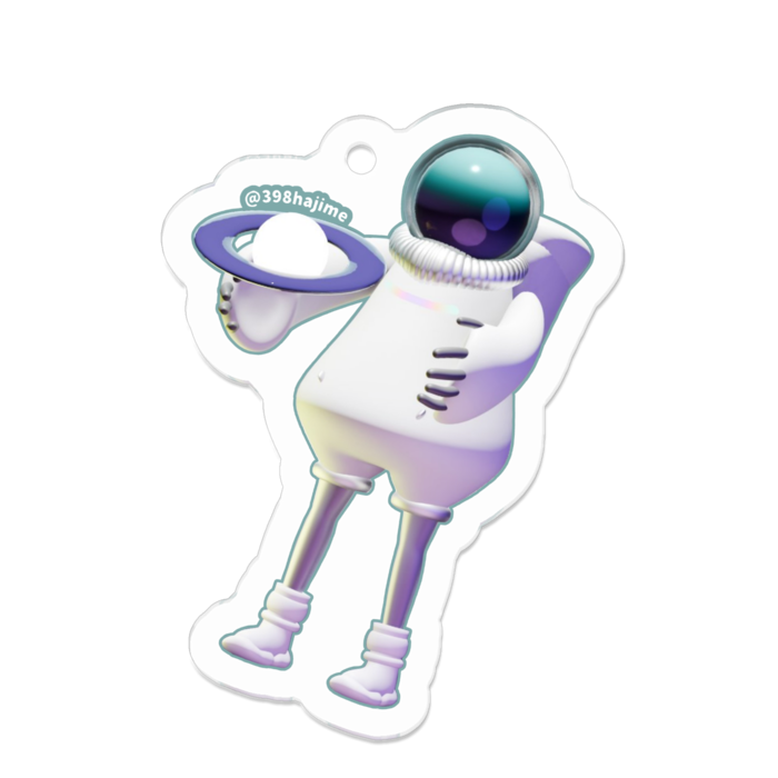 アクリルキーホルダー - 50 x 50 (mm)