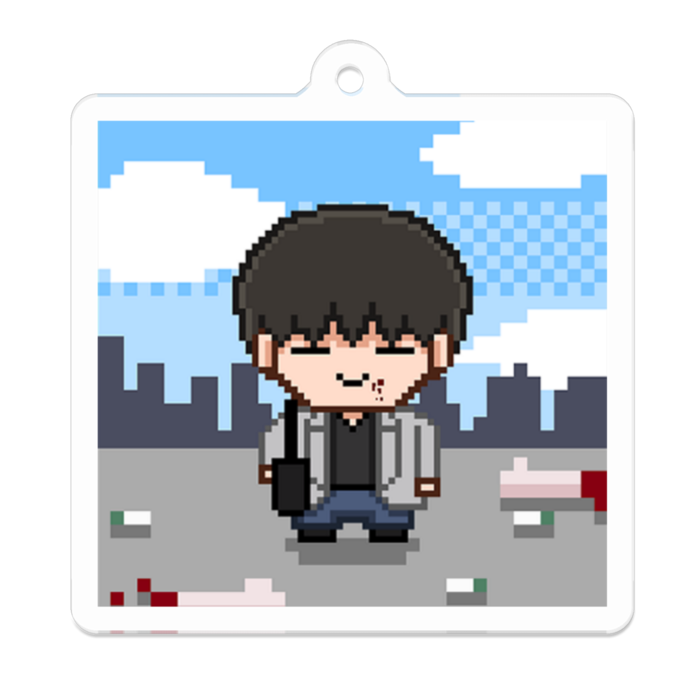 アクリルキーホルダー - 50 x 50 (mm)