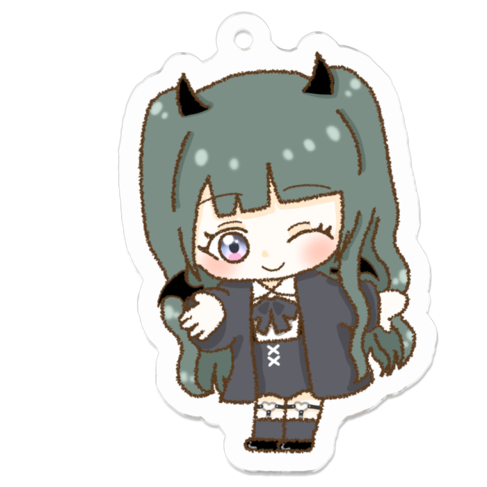 アクリルキーホルダー - 50 x 50 (mm)