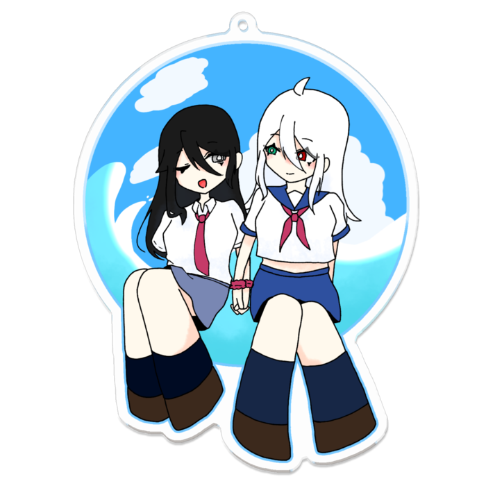 アクリルキーホルダー - 100 x 100 (mm)