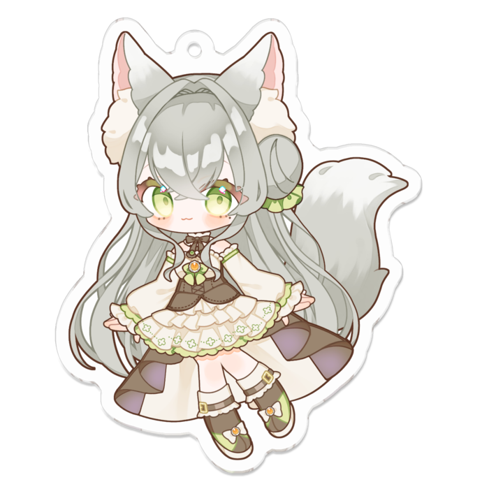 F-アクリルキーホルダー - 70 x 70 (mm)