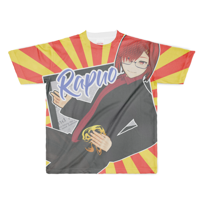 ラプ夫フルグラフィックTシャツ