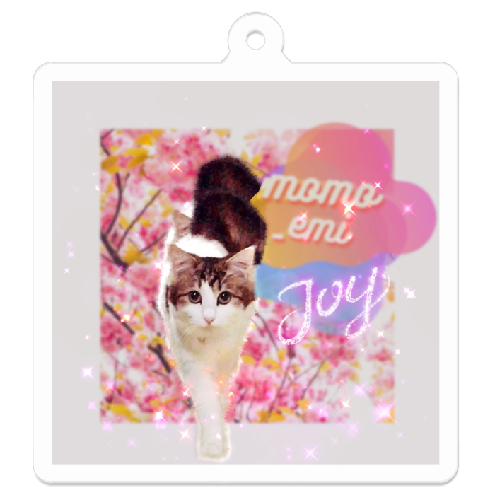 アクリルキーホルダー - 50 x 50 (mm)