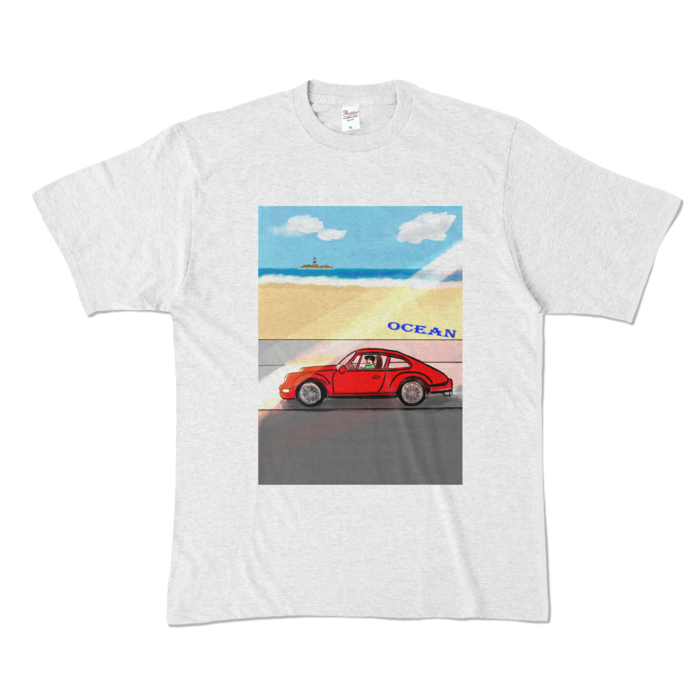 カラーTシャツ - XL - アッシュ (淡色)