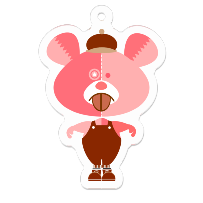 アクリルキーホルダー - 50 x 50 (mm)