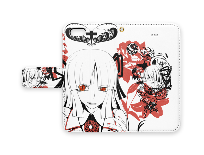 手帳型iPhoneケース - iPhone5 - ストラップ穴 あり