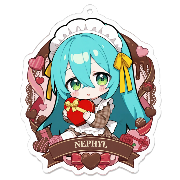 アクリルキーホルダー - 70 x 70 (mm)