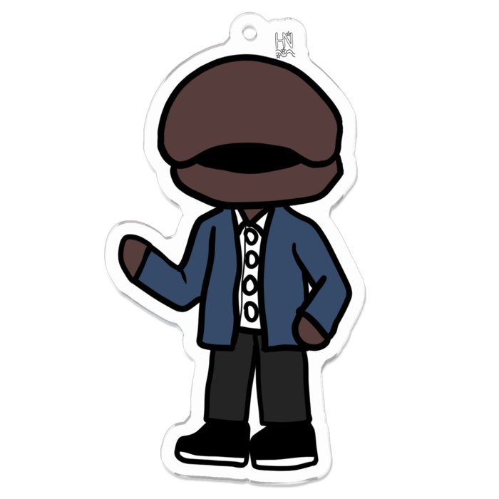 アクリルキーホルダー（コーティング） - 70 x 70 (mm)