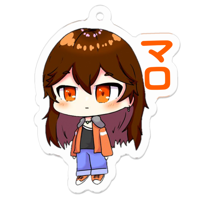 アクリルキーホルダー（コーティング） - 50 x 50 (mm)