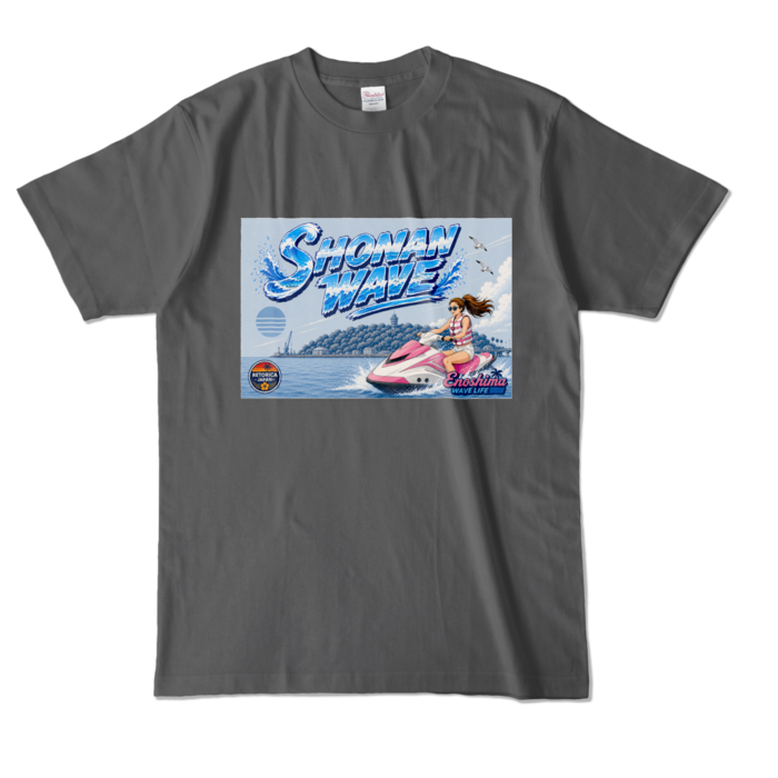 カラーTシャツ - L - チャコール (濃色)