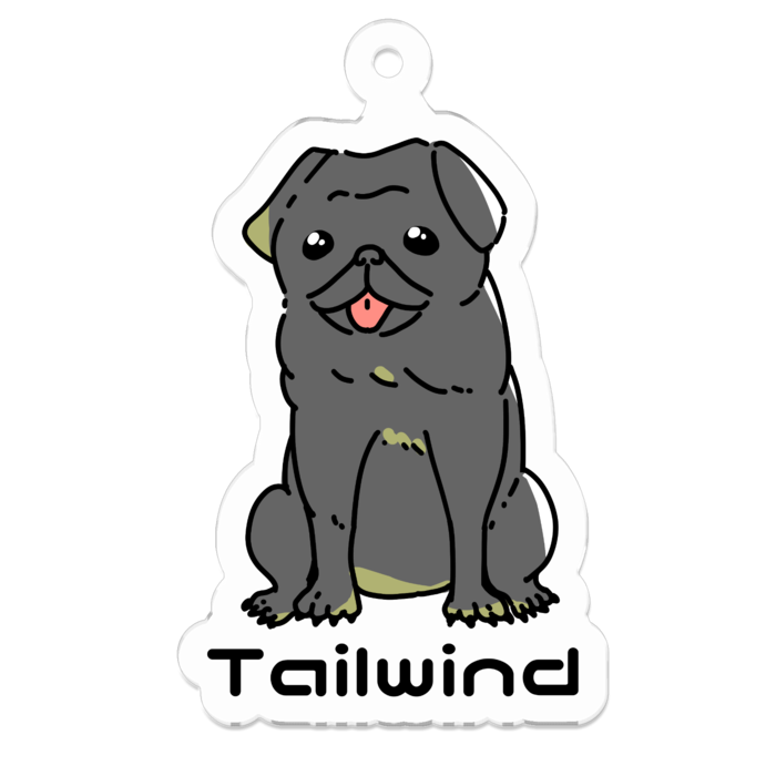 アクリルキーホルダー - 50 x 50 (mm)