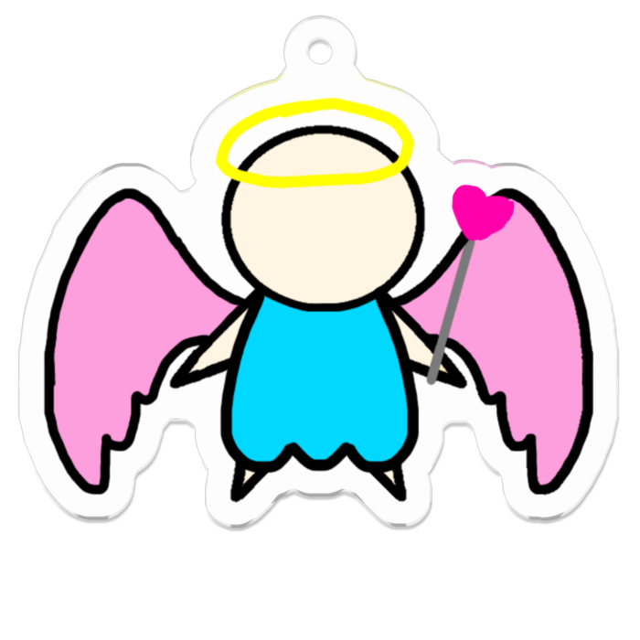 アクリルキーホルダー - 50 x 50 (mm)