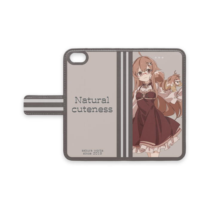 手帳型iPhoneケース - iPhone 8 / 7 / SE2 - ストラップ穴 なし