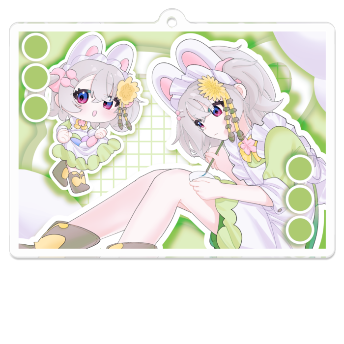 アクリルキーホルダー - 70 x 70 (mm)
