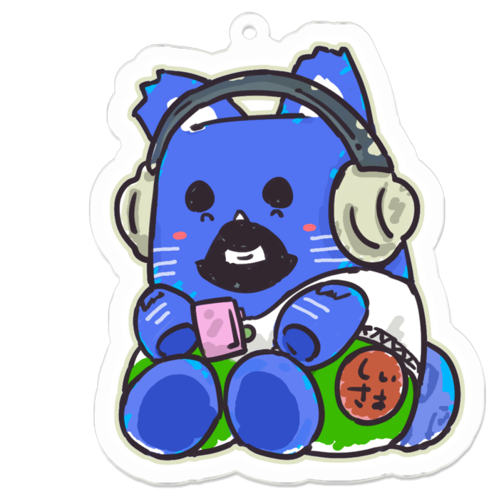 ミニブラ　アクリルキーホルダー（コーティング） - 70 x 70 (mm)