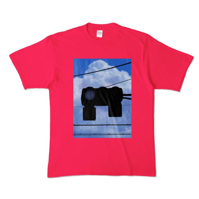 カラーTシャツ - XL - ホットピンク (濃色)