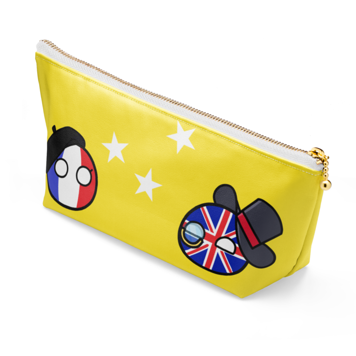 ポーチ - 長さ21.5cm / 高さ10cm - ホワイト