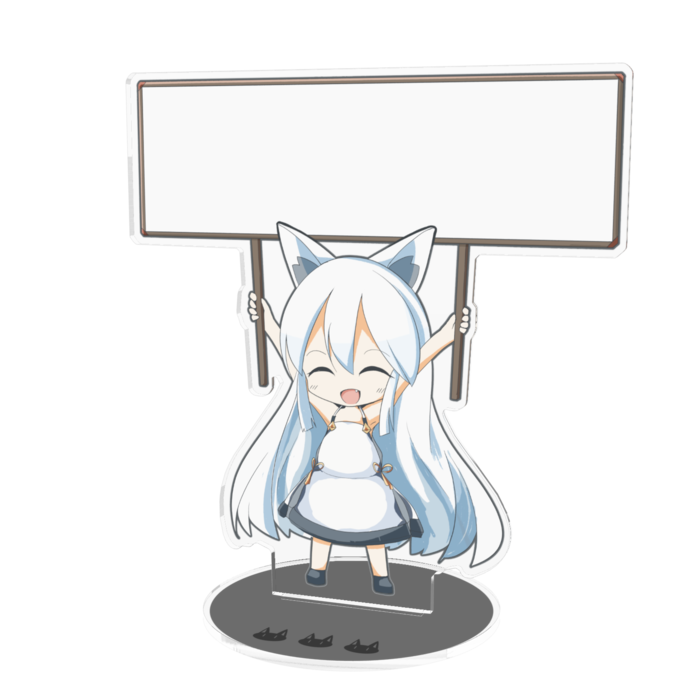 アクリルフィギュア - 160x160mm