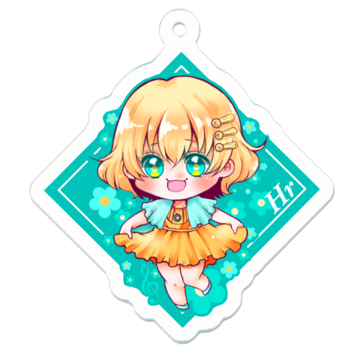 アクリルキーホルダー - 50 x 50 (mm)