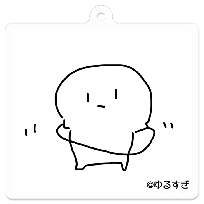 アクリルキーホルダー - 50 x 50 (mm)