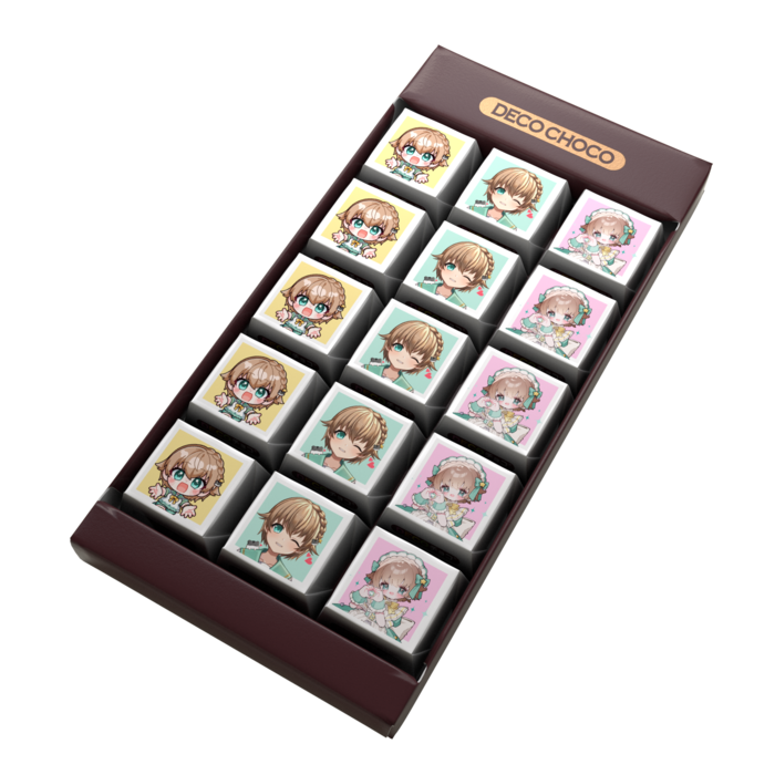 DECOチョコ - 列ごとにデザイン